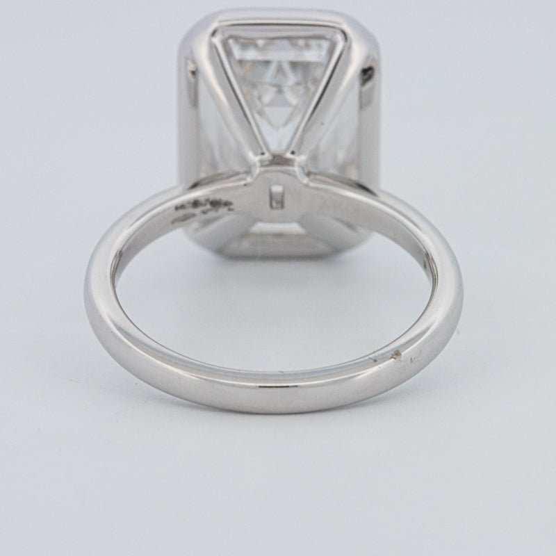 7.12 CT Bezel Setted Emerald Cut Solitaire (LG) - ZIZOV DIAMONDS