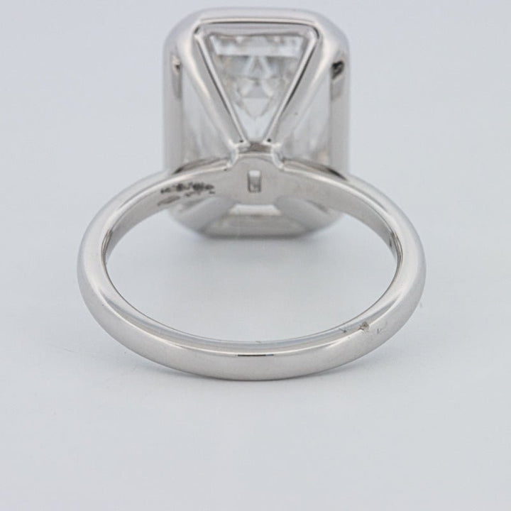 7.12 CT Bezel Setted Emerald Cut Solitaire (LG) - ZIZOV DIAMONDS