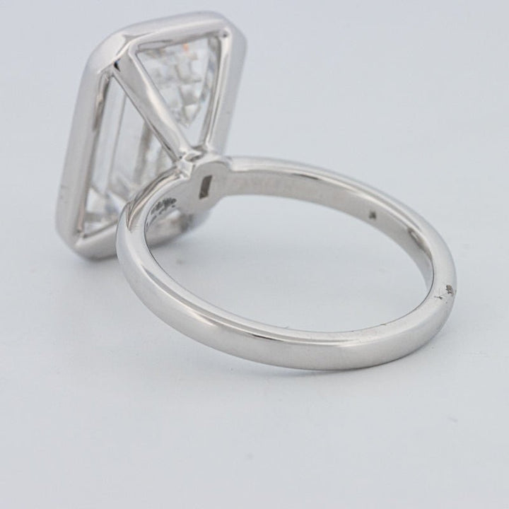 7.12 CT Bezel Setted Emerald Cut Solitaire (LG) - ZIZOV DIAMONDS