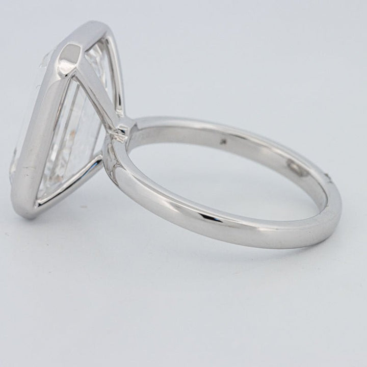 7.12 CT Bezel Setted Emerald Cut Solitaire (LG) - ZIZOV DIAMONDS