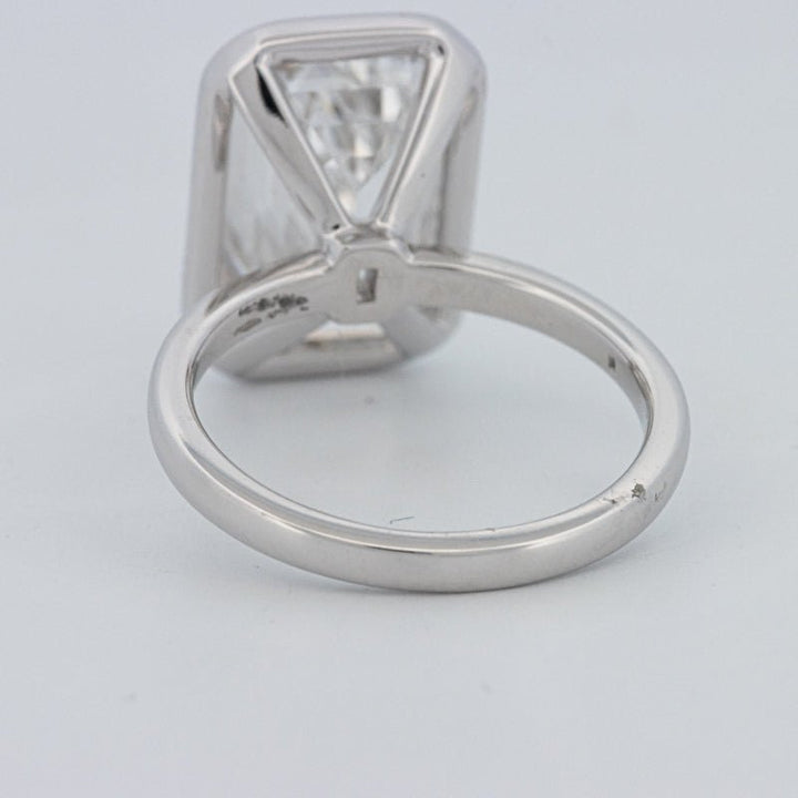 7.12 CT Bezel Setted Emerald Cut Solitaire (LG) - ZIZOV DIAMONDS