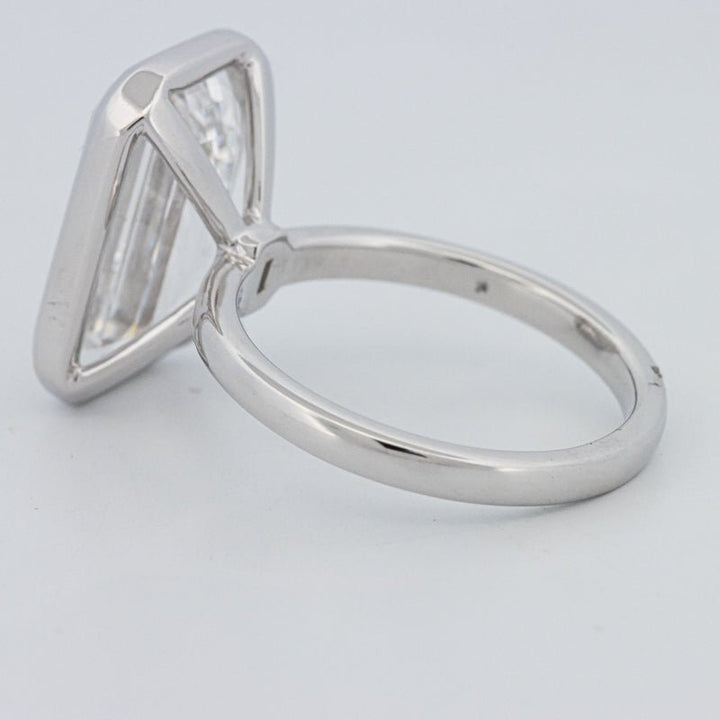 7.12 CT Bezel Setted Emerald Cut Solitaire (LG) - ZIZOV DIAMONDS