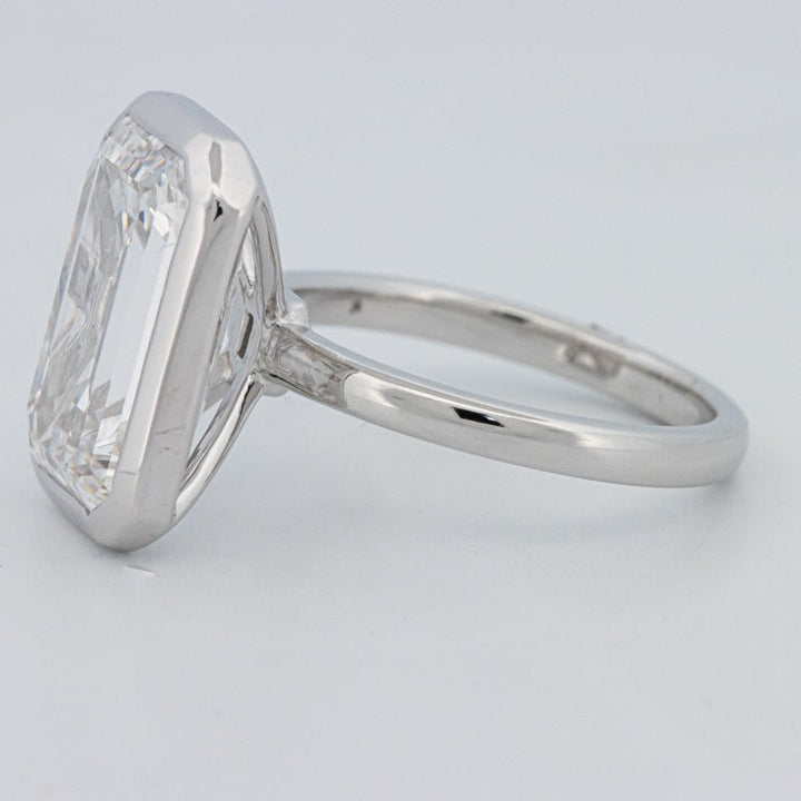 7.12 CT Bezel Setted Emerald Cut Solitaire (LG) - ZIZOV DIAMONDS