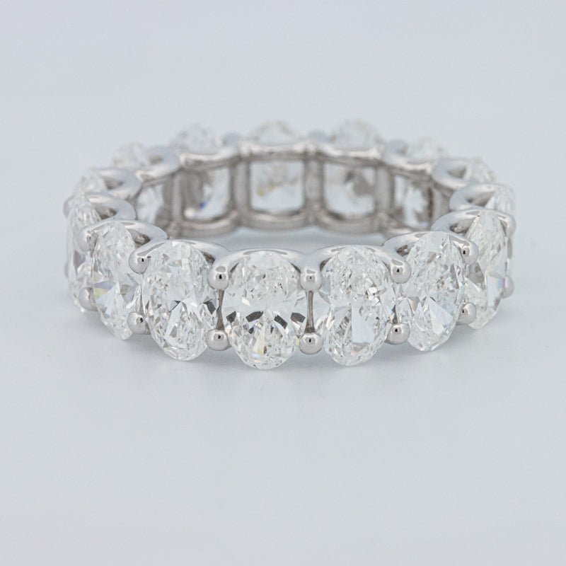 7.75 CT Full Oval Eternity Ring (LG) - ZIZOV DIAMONDS