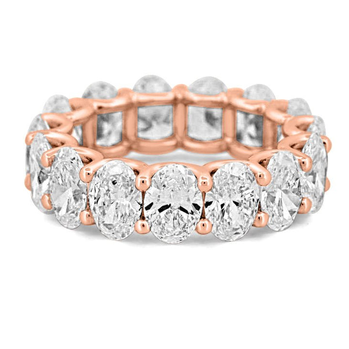 7.75 CT Full Oval Eternity Ring (LG) - ZIZOV DIAMONDS