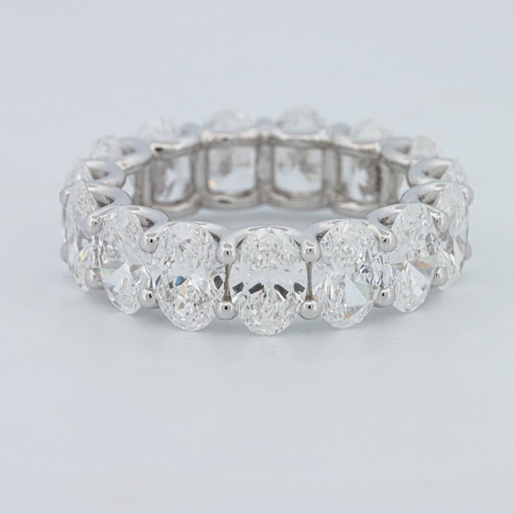 7.75 CT Full Oval Eternity Ring (LG) - ZIZOV DIAMONDS