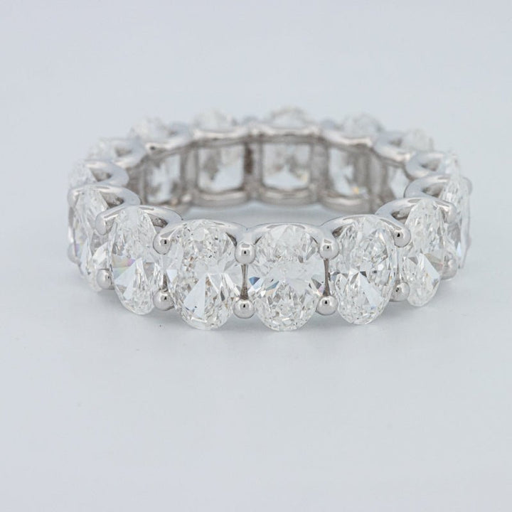 7.75 CT Full Oval Eternity Ring (LG) - ZIZOV DIAMONDS