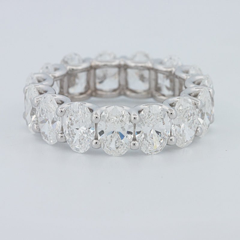7.75 CT Full Oval Eternity Ring (LG) - ZIZOV DIAMONDS