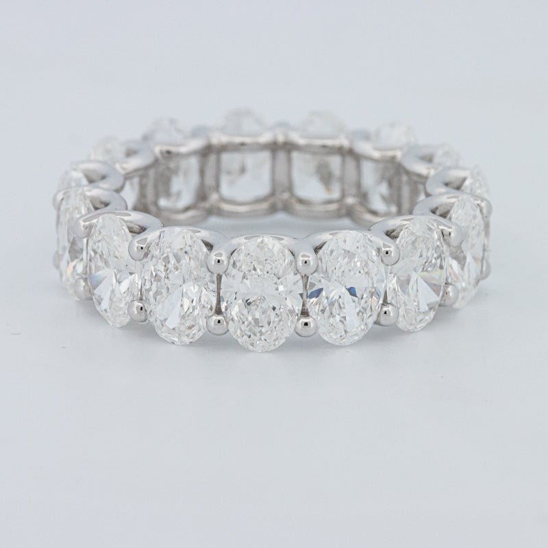 7.75 CT Full Oval Eternity Ring (LG) - ZIZOV DIAMONDS