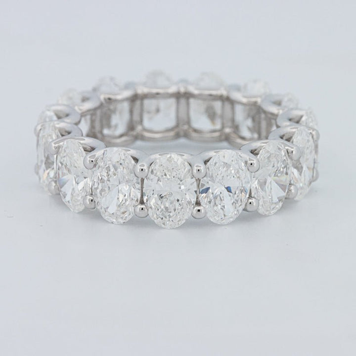 7.75 CT Full Oval Eternity Ring (LG) - ZIZOV DIAMONDS