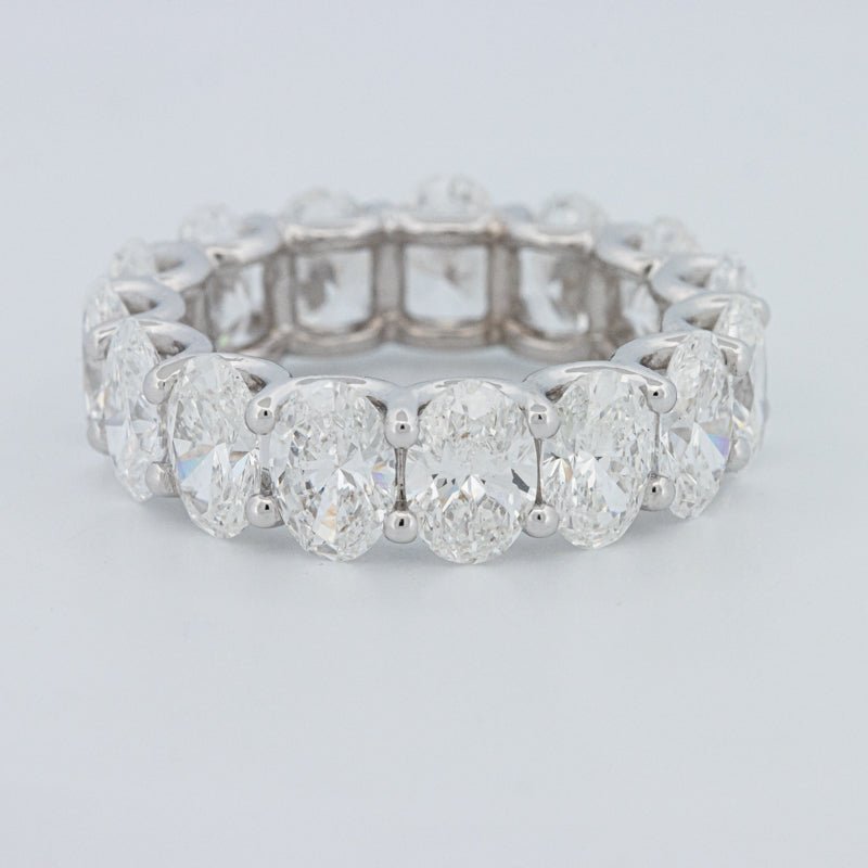 7.75 CT Full Oval Eternity Ring (LG) - ZIZOV DIAMONDS