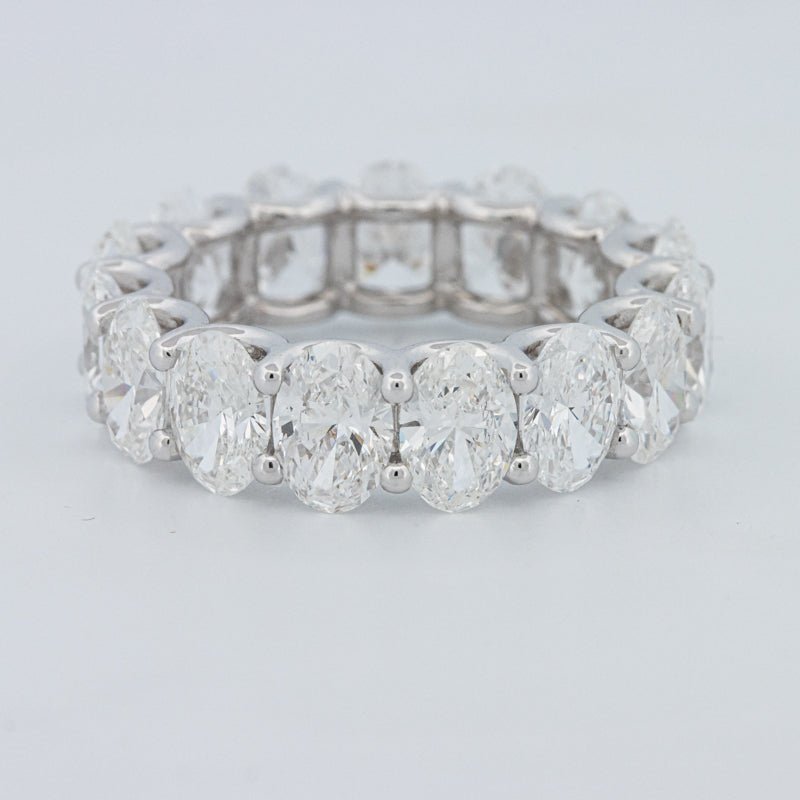 7.75 CT Full Oval Eternity Ring (LG) - ZIZOV DIAMONDS