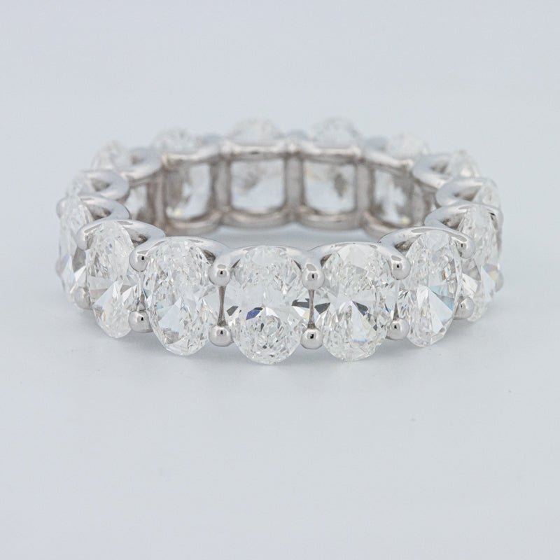 7.75 CT Full Oval Eternity Ring (LG) - ZIZOV DIAMONDS