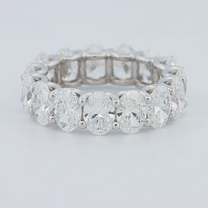 7.75 CT Full Oval Eternity Ring (LG) - ZIZOV DIAMONDS