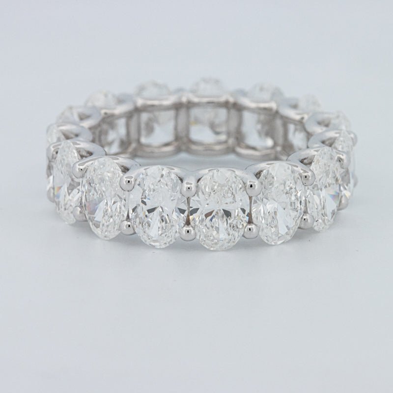 7.75 CT Full Oval Eternity Ring (LG) - ZIZOV DIAMONDS