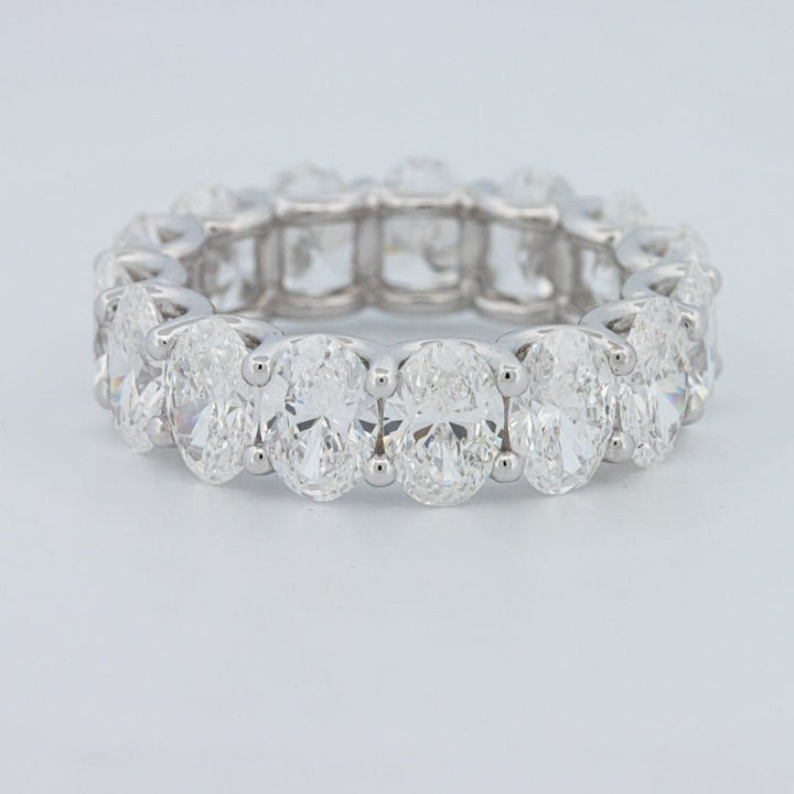 7.75 CT Full Oval Eternity Ring (LG) - ZIZOV DIAMONDS