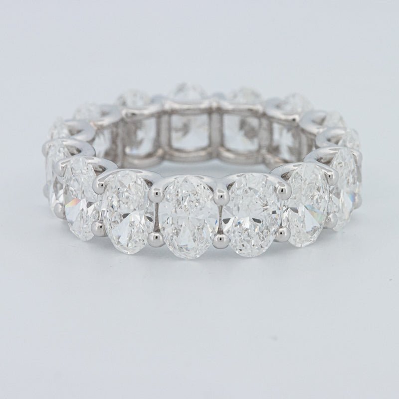 7.75 CT Full Oval Eternity Ring (LG) - ZIZOV DIAMONDS