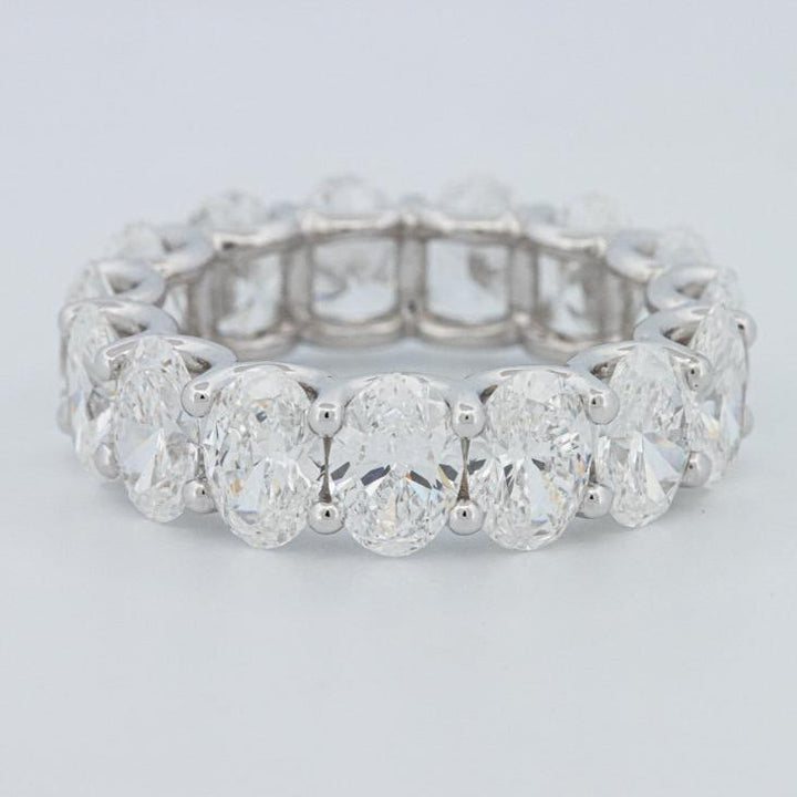 7.75 CT Full Oval Eternity Ring (LG) - ZIZOV DIAMONDS