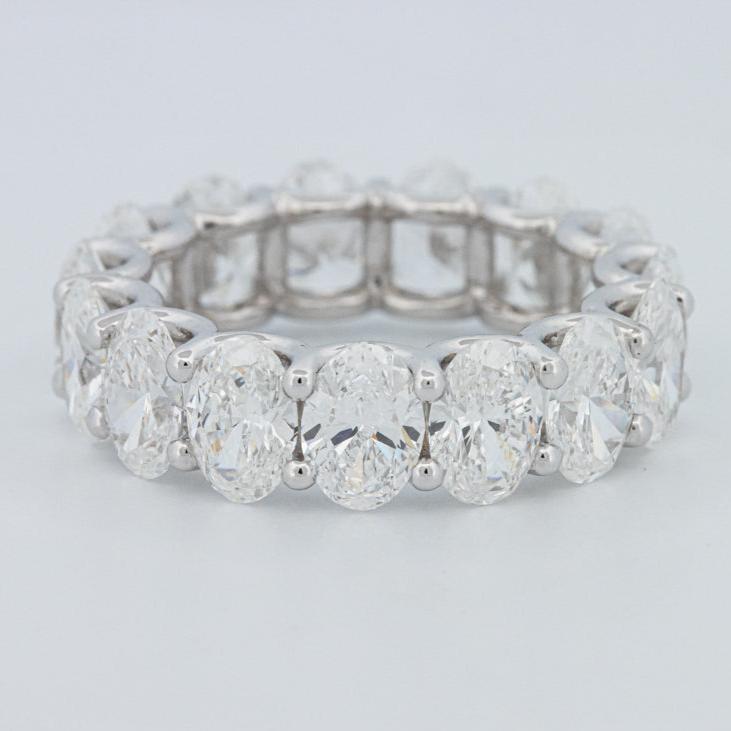 7.75 CT Full Oval Eternity Ring (LG) - ZIZOV DIAMONDS