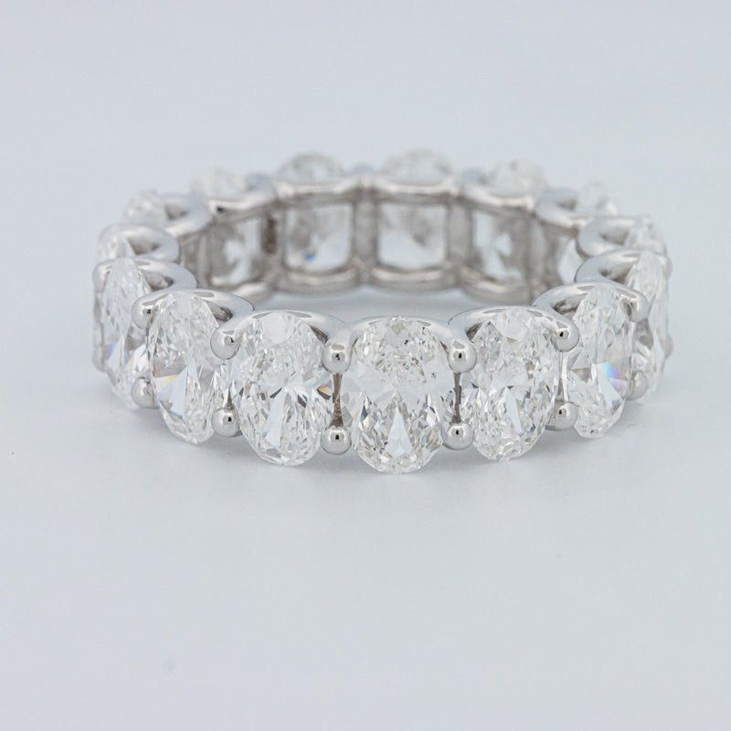 7.75 CT Full Oval Eternity Ring (LG) - ZIZOV DIAMONDS