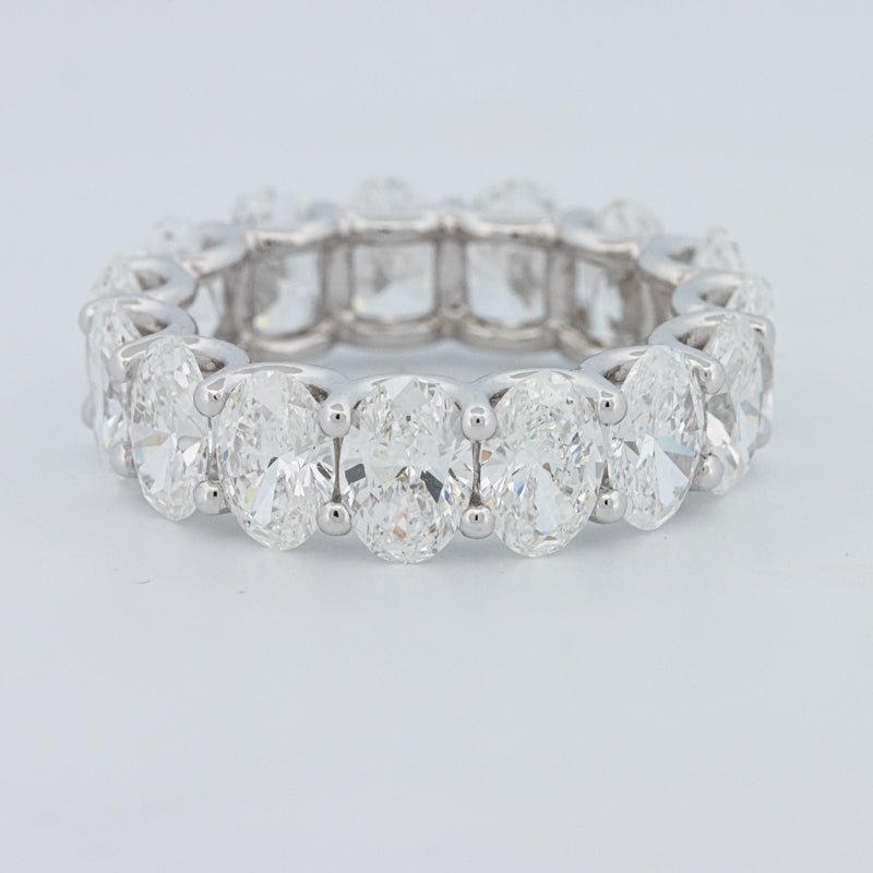 7.75 CT Full Oval Eternity Ring (LG) - ZIZOV DIAMONDS