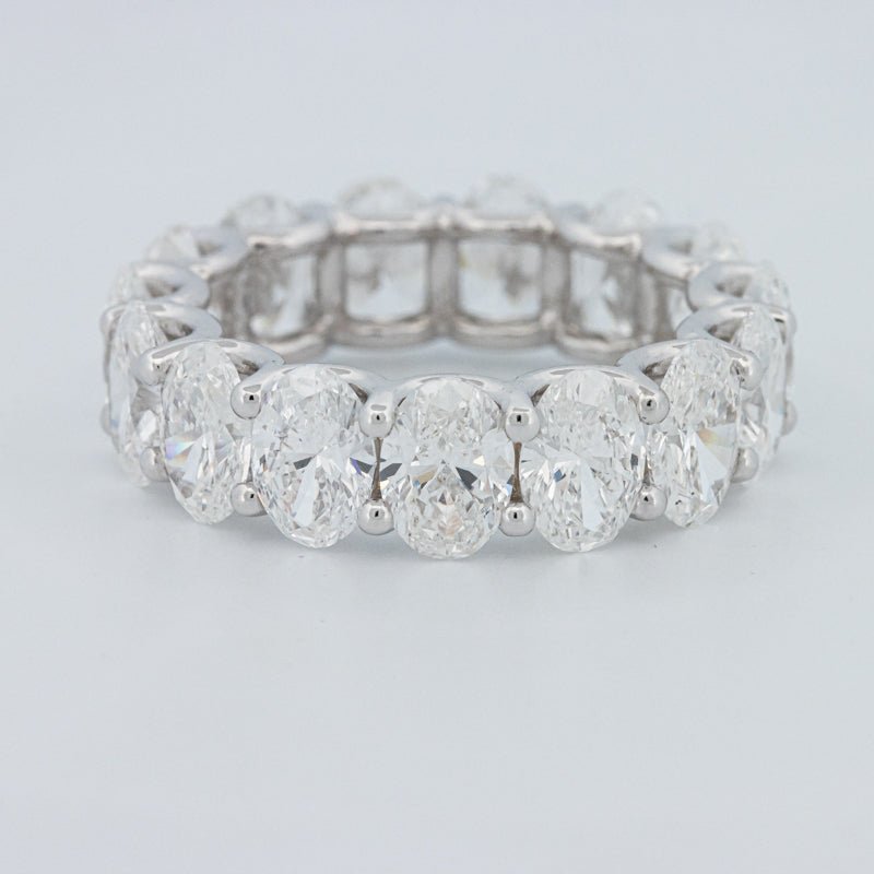 7.75 CT Full Oval Eternity Ring (LG) - ZIZOV DIAMONDS
