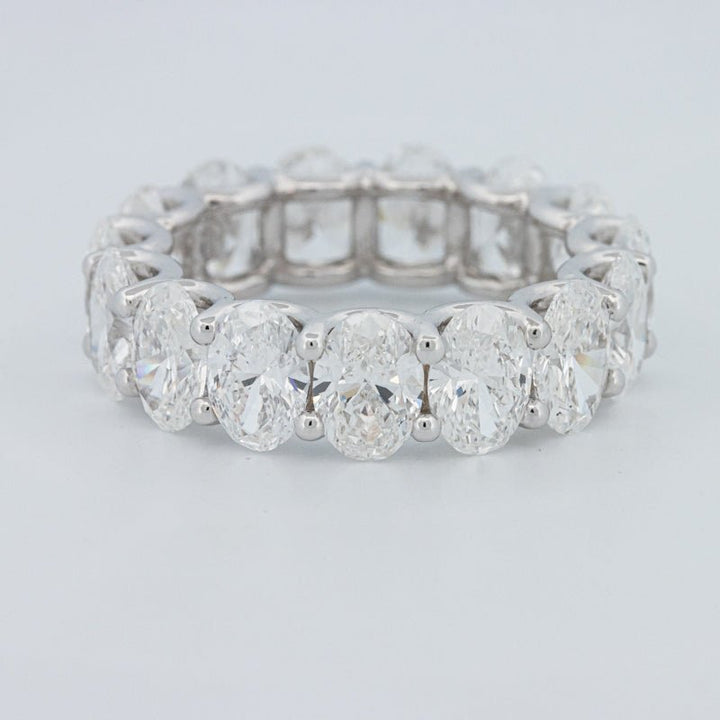 7.75 CT Full Oval Eternity Ring (LG) - ZIZOV DIAMONDS