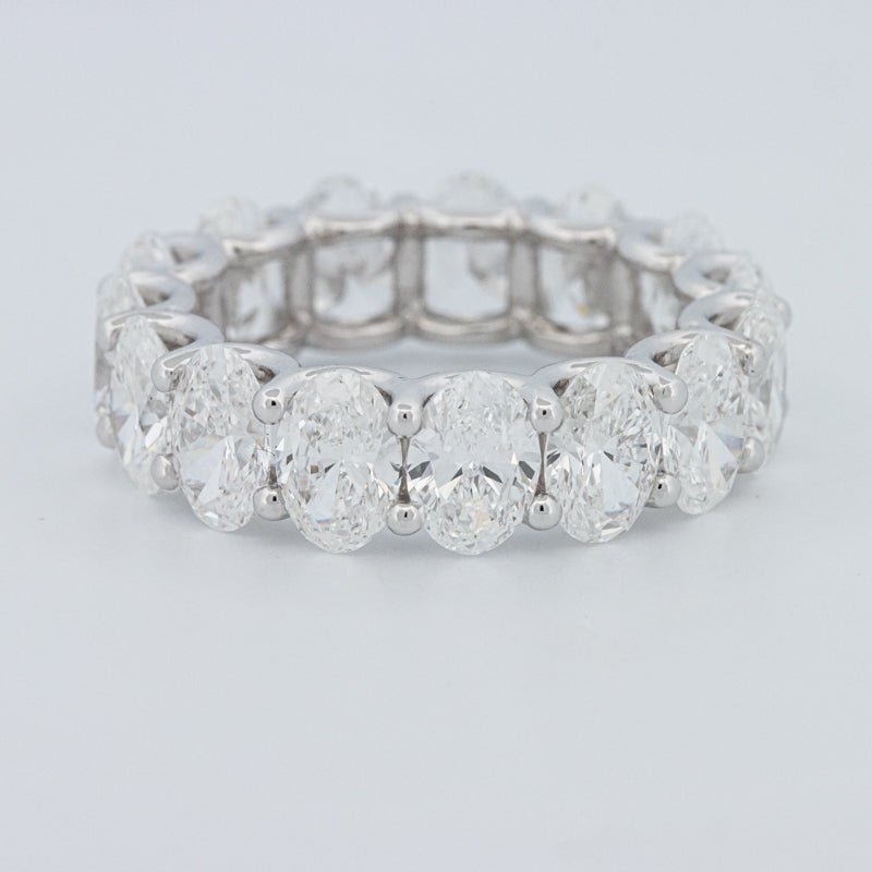 7.75 CT Full Oval Eternity Ring (LG) - ZIZOV DIAMONDS