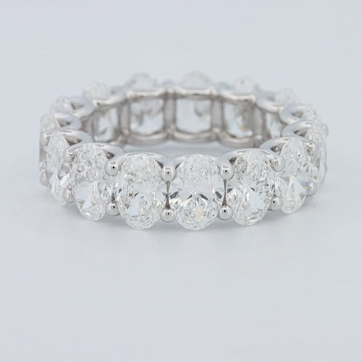 7.75 CT Full Oval Eternity Ring (LG) - ZIZOV DIAMONDS