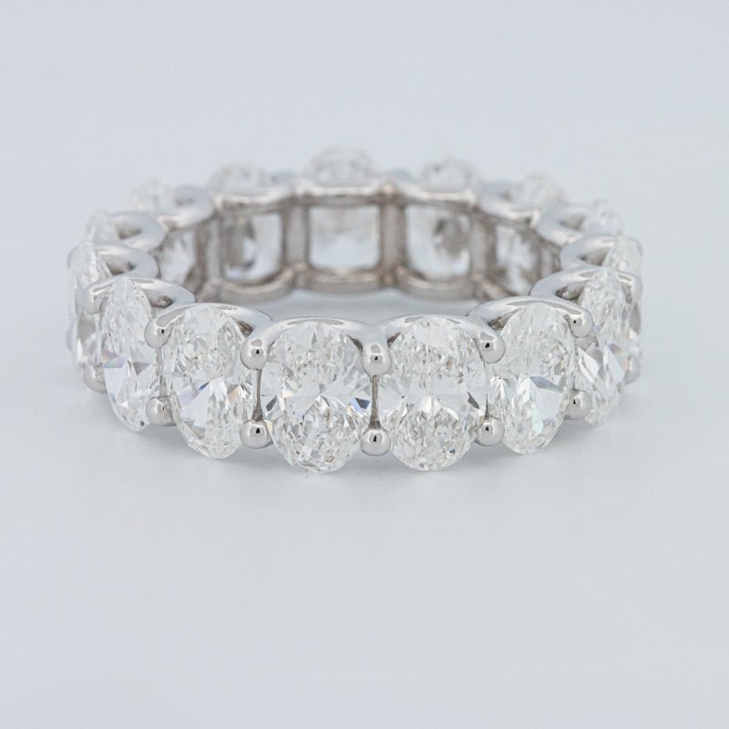 7.75 CT Full Oval Eternity Ring (LG) - ZIZOV DIAMONDS