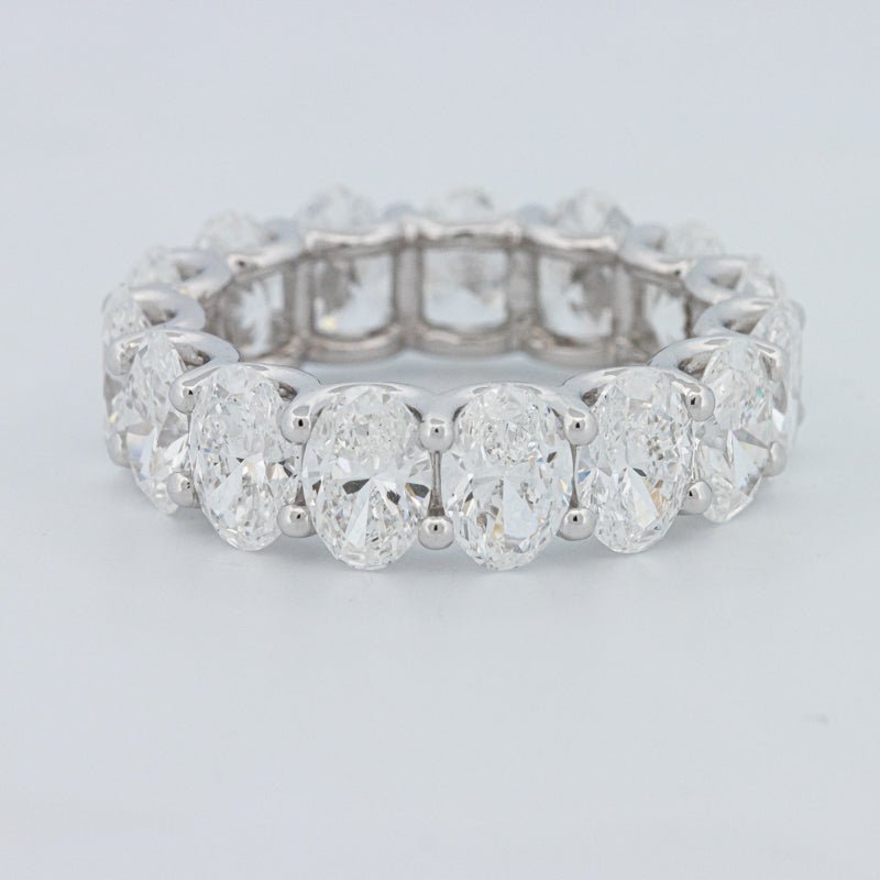 7.75 CT Full Oval Eternity Ring (LG) - ZIZOV DIAMONDS