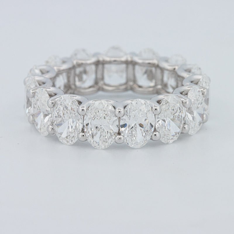 7.75 CT Full Oval Eternity Ring (LG) - ZIZOV DIAMONDS