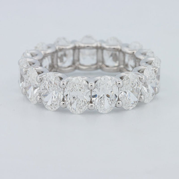 7.75 CT Full Oval Eternity Ring (LG) - ZIZOV DIAMONDS