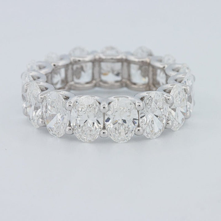 7.75 CT Full Oval Eternity Ring (LG) - ZIZOV DIAMONDS