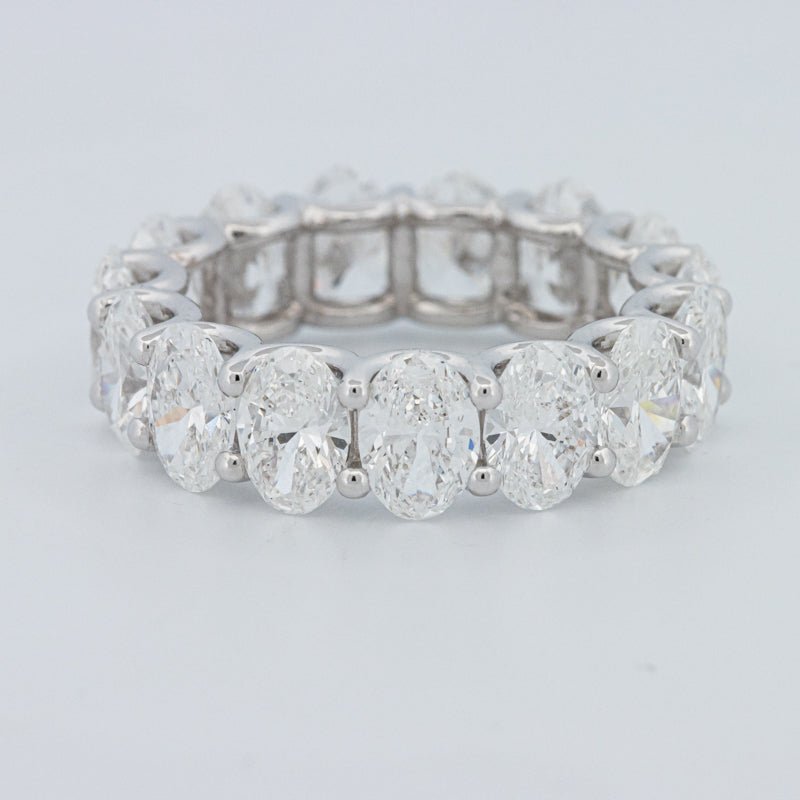 7.75 CT Full Oval Eternity Ring (LG) - ZIZOV DIAMONDS