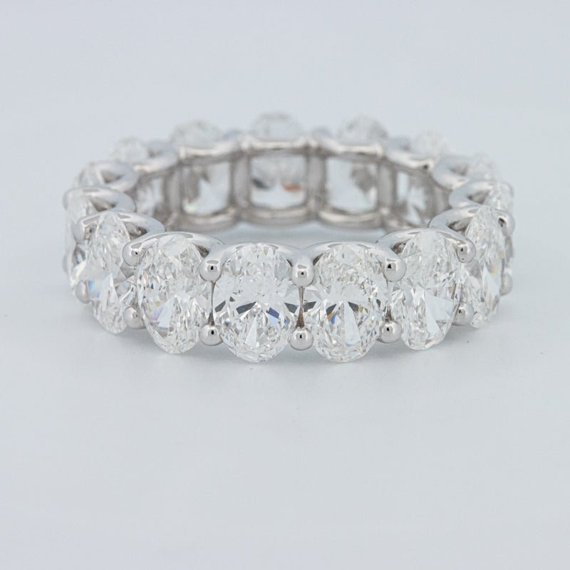 7.75 CT Full Oval Eternity Ring (LG) - ZIZOV DIAMONDS