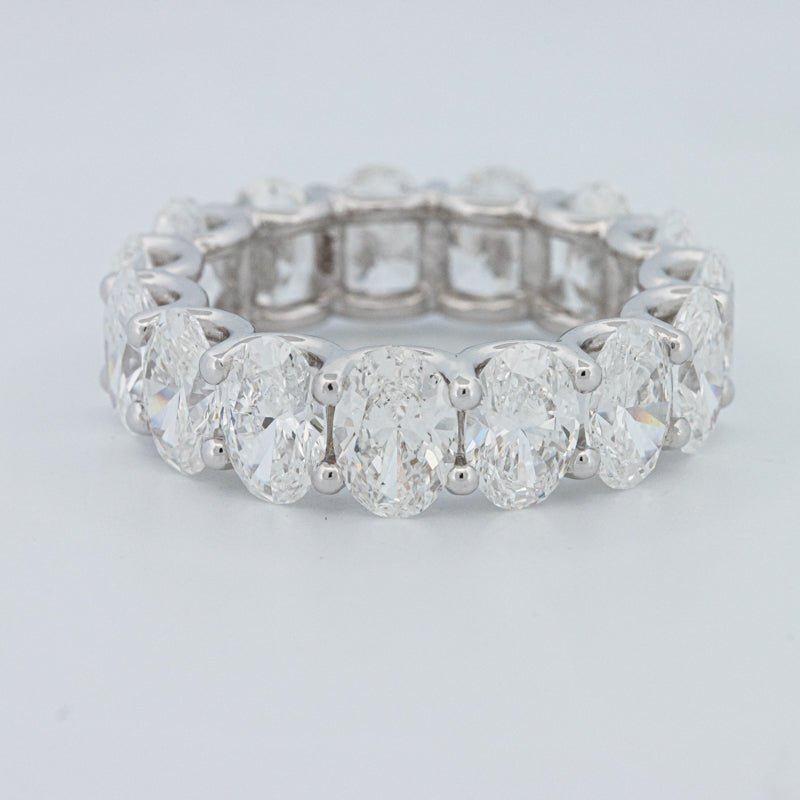 7.75 CT Full Oval Eternity Ring (LG) - ZIZOV DIAMONDS