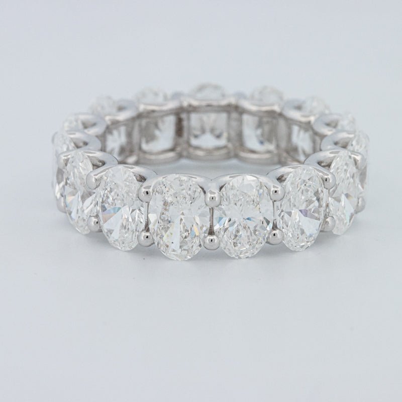 7.75 CT Full Oval Eternity Ring (LG) - ZIZOV DIAMONDS