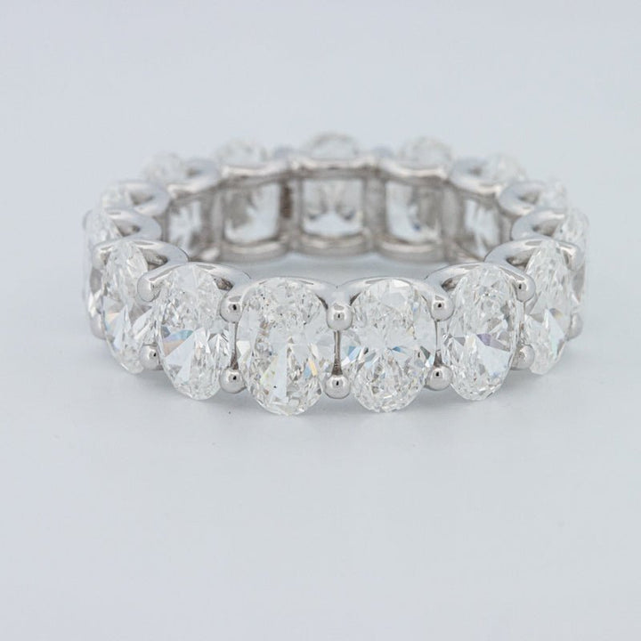7.75 CT Full Oval Eternity Ring (LG) - ZIZOV DIAMONDS