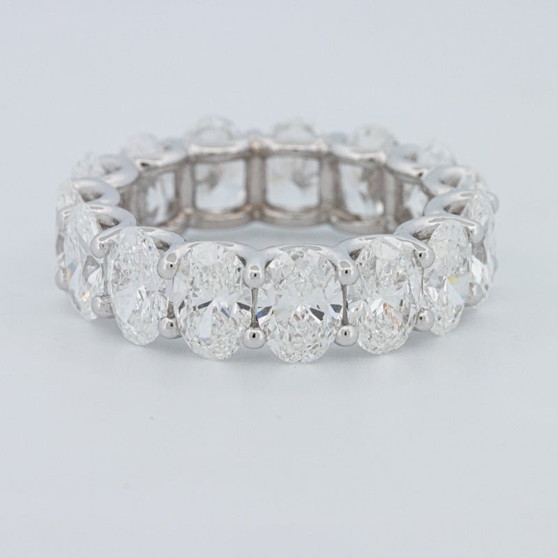 7.75 CT Full Oval Eternity Ring (LG) - ZIZOV DIAMONDS