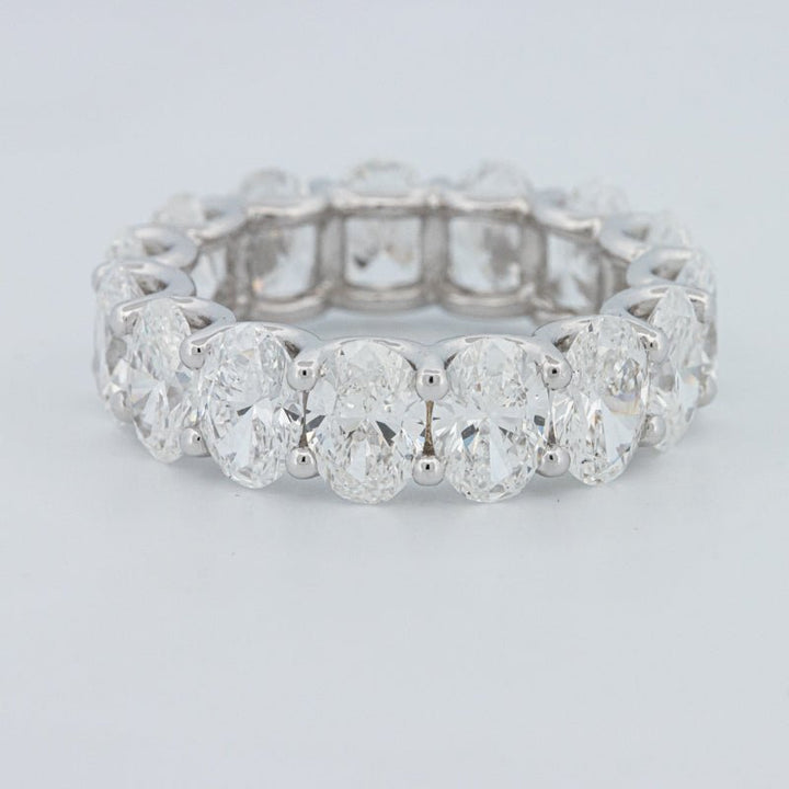7.75 CT Full Oval Eternity Ring (LG) - ZIZOV DIAMONDS