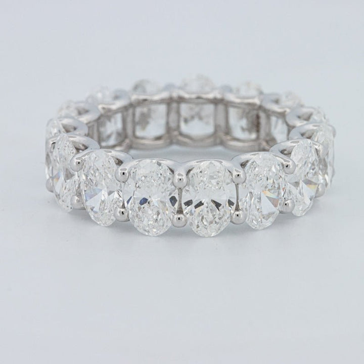 7.75 CT Full Oval Eternity Ring (LG) - ZIZOV DIAMONDS