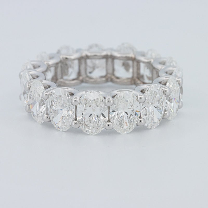 7.75 CT Full Oval Eternity Ring (LG) - ZIZOV DIAMONDS
