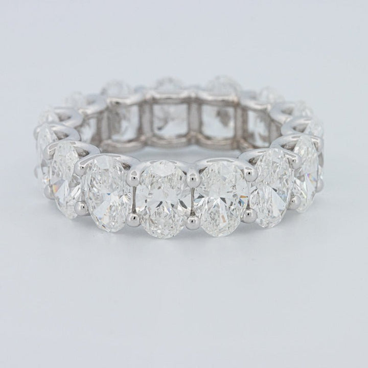 7.75 CT Full Oval Eternity Ring (LG) - ZIZOV DIAMONDS