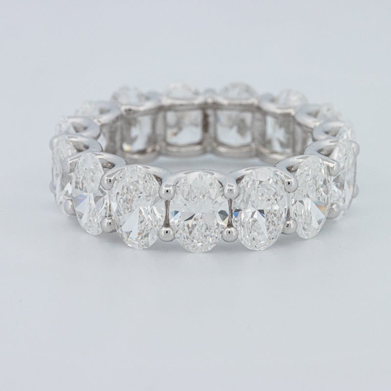 7.75 CT Full Oval Eternity Ring (LG) - ZIZOV DIAMONDS