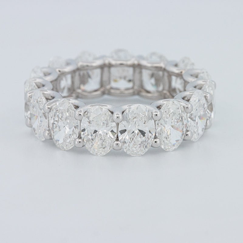 7.75 CT Full Oval Eternity Ring (LG) - ZIZOV DIAMONDS
