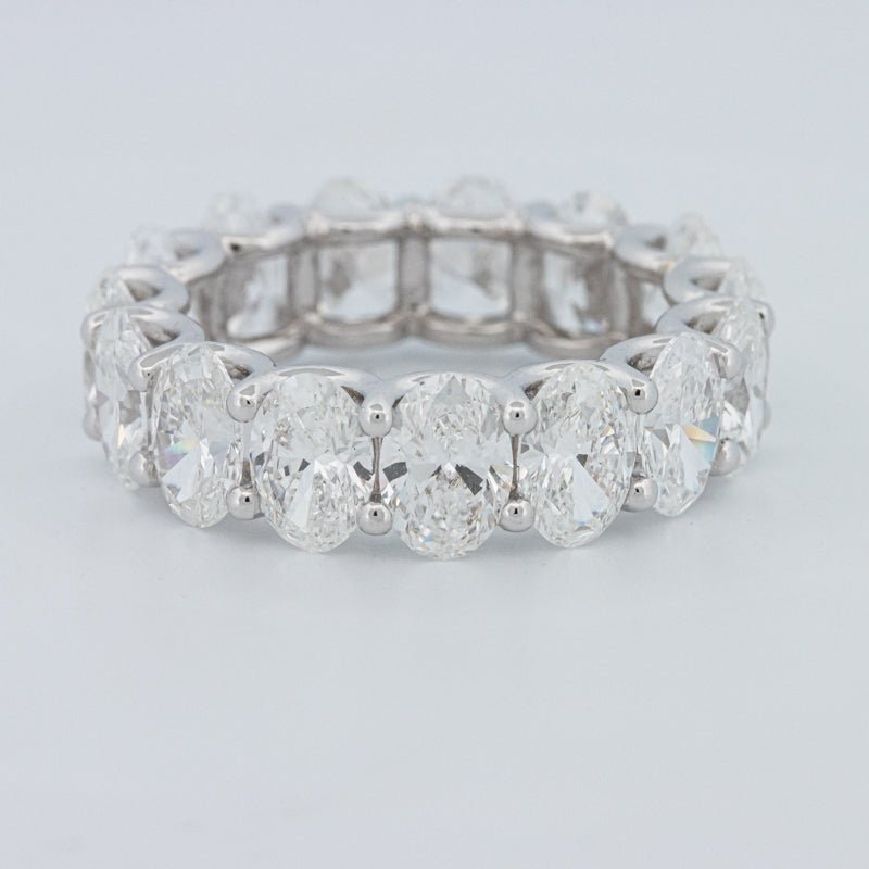7.75 CT Full Oval Eternity Ring (LG) - ZIZOV DIAMONDS