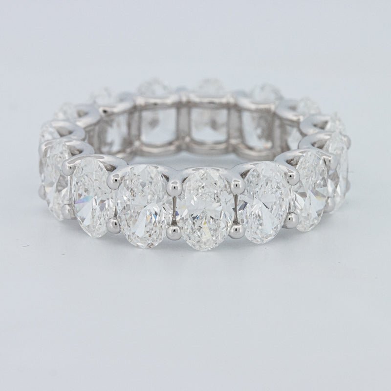 7.75 CT Full Oval Eternity Ring (LG) - ZIZOV DIAMONDS