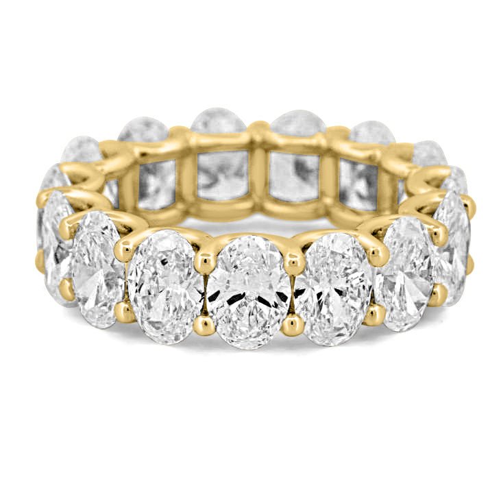 7.75 CT Full Oval Eternity Ring (LG) - ZIZOV DIAMONDS