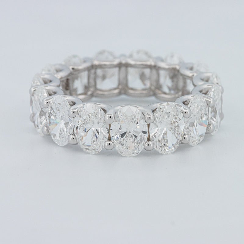 7.75 CT Full Oval Eternity Ring (LG) - ZIZOV DIAMONDS